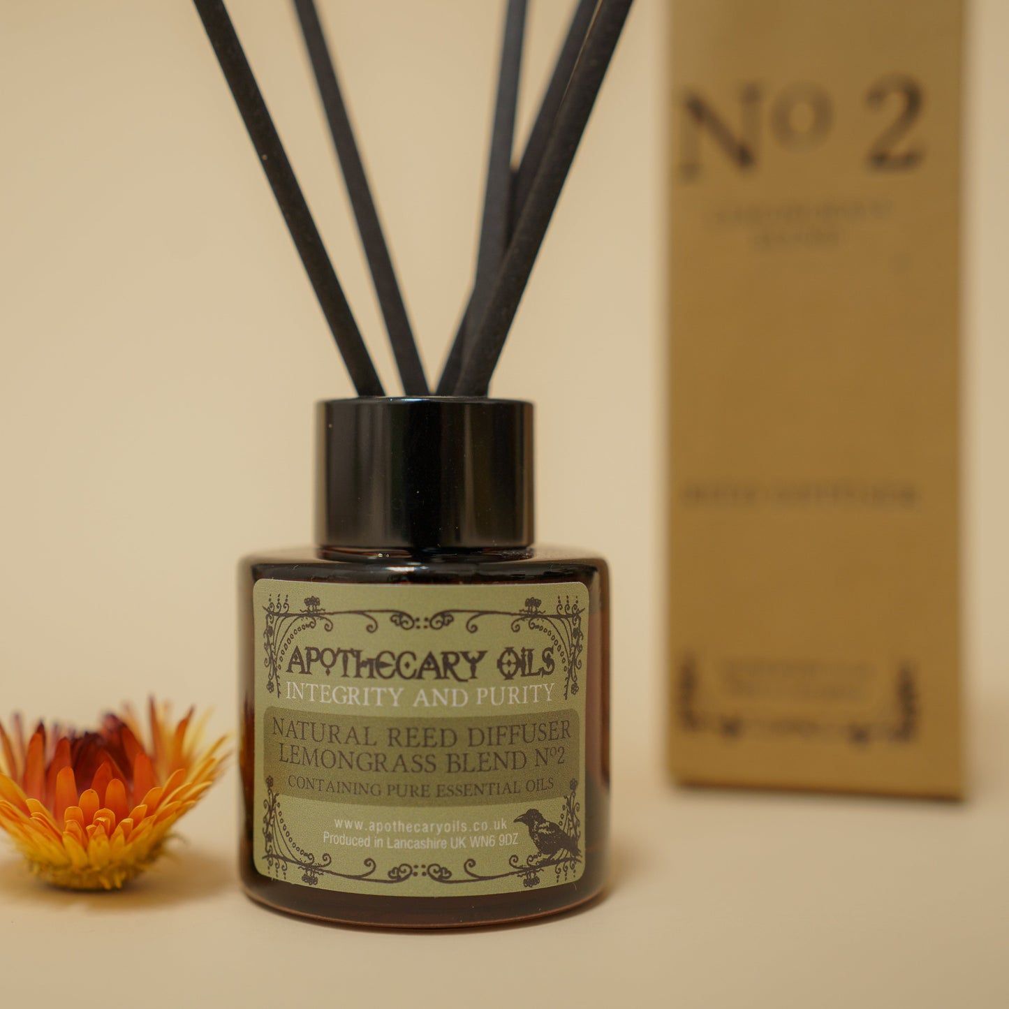 Natural Reed diffuser No.2 Lemongrass Blend