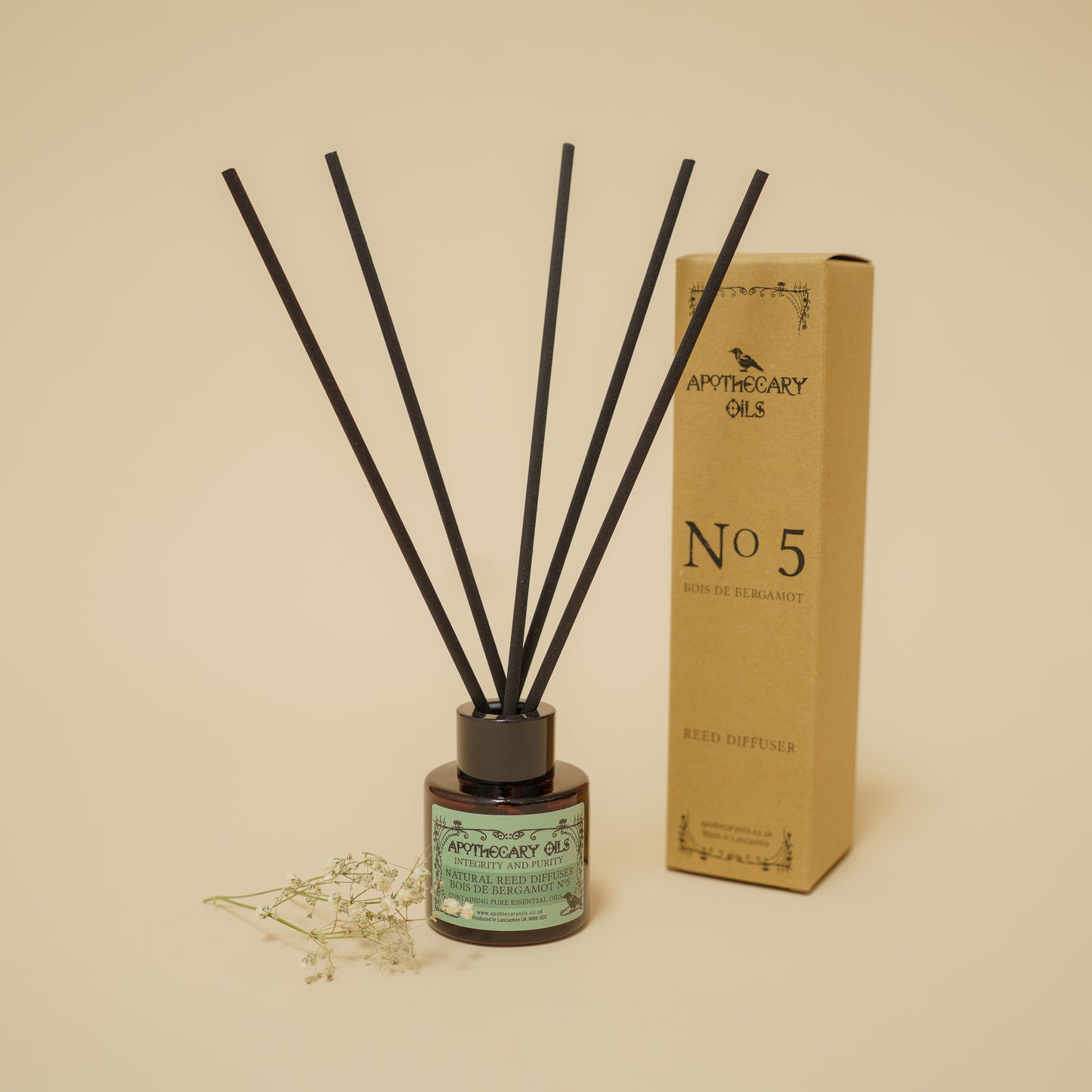 Natural Reed Diffuser No.5 Bois de Bergamot