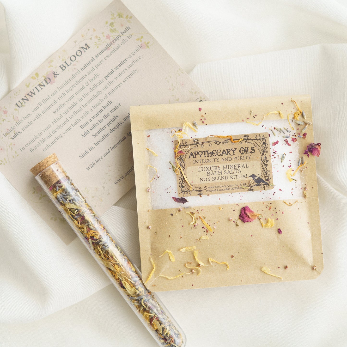 Unwind & Bloom – Bath Ritual Sets