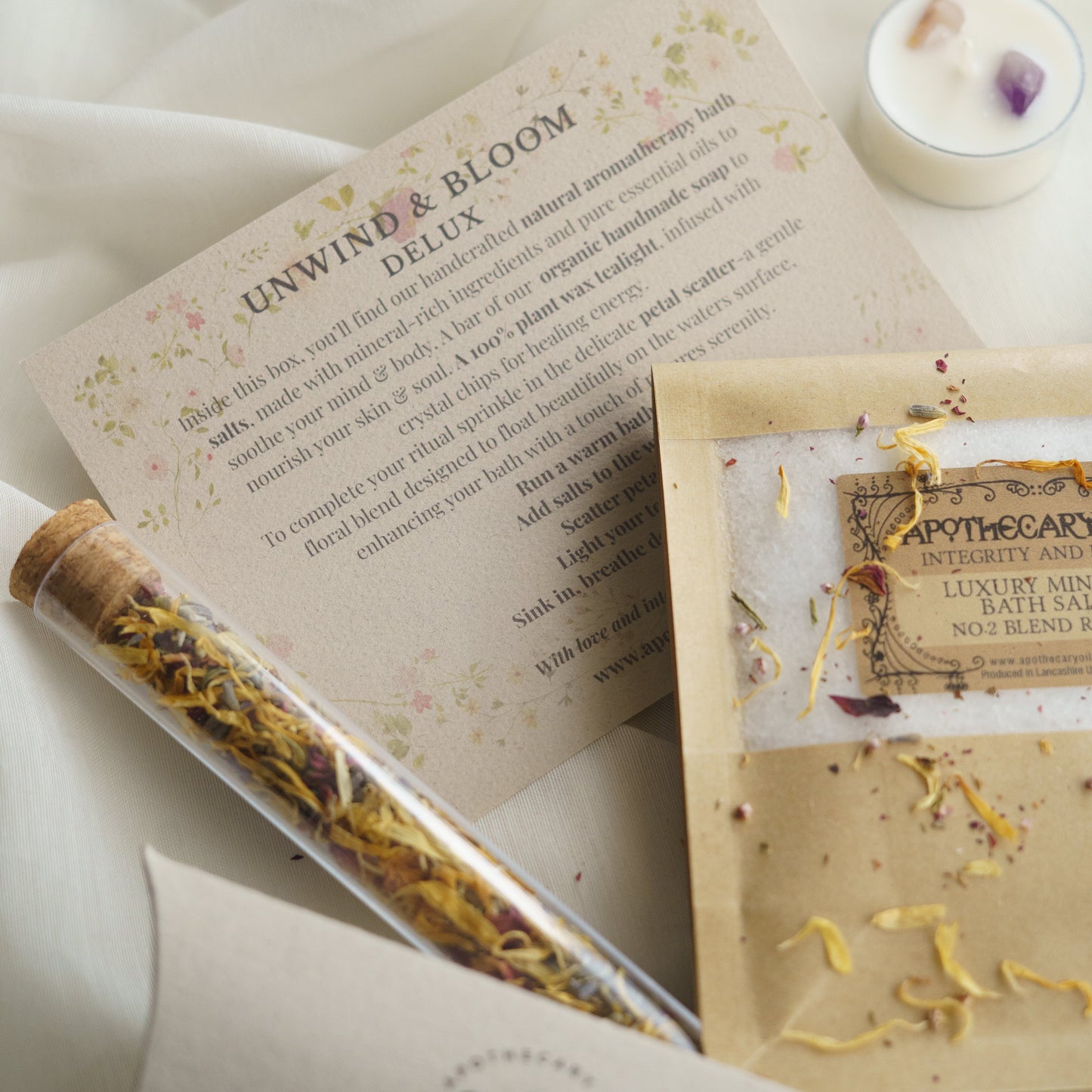 Unwind & Bloom – Bath Ritual Sets