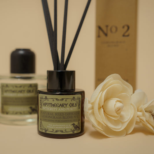 Natural Reed diffuser No.2 Lemongrass Blend