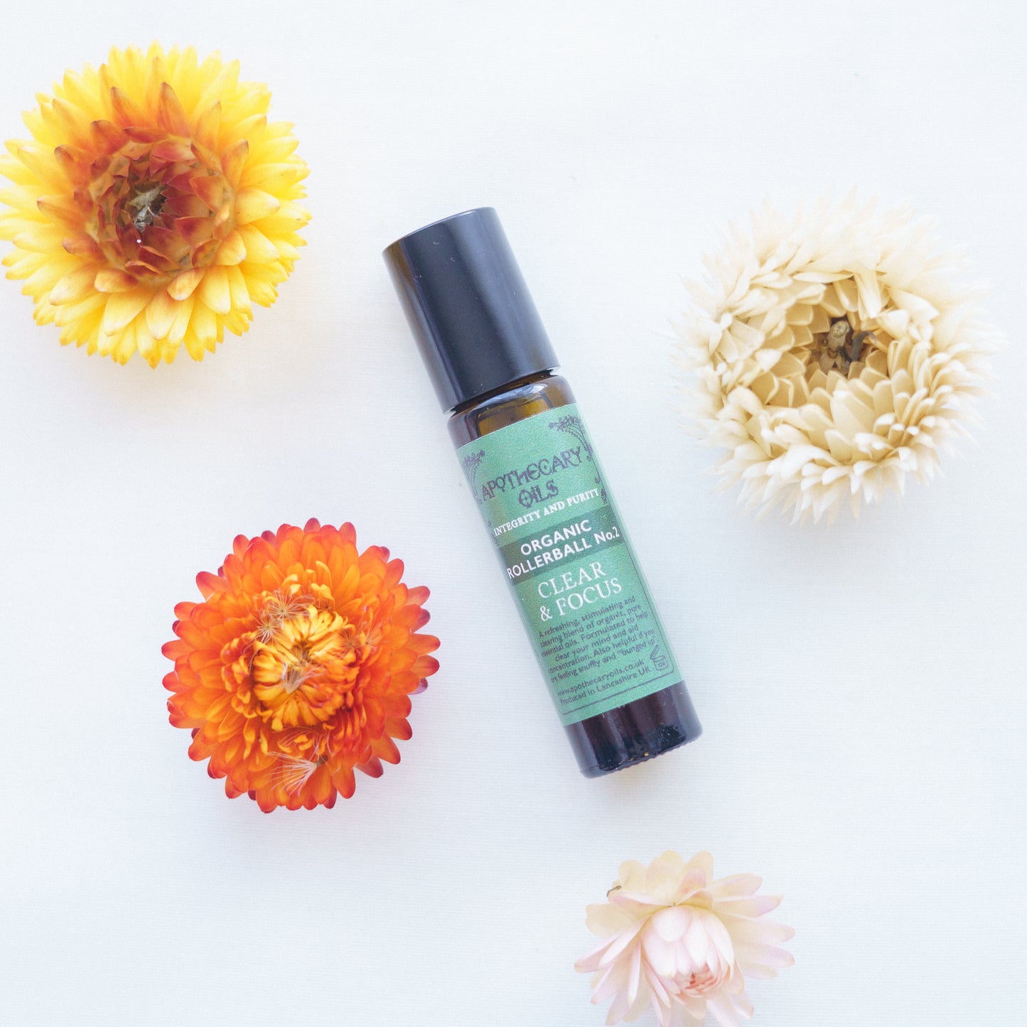 Clear & Focus Aromatherapy Rollerball – Mental Clarity, Fresh Energy & On-The-Go Support