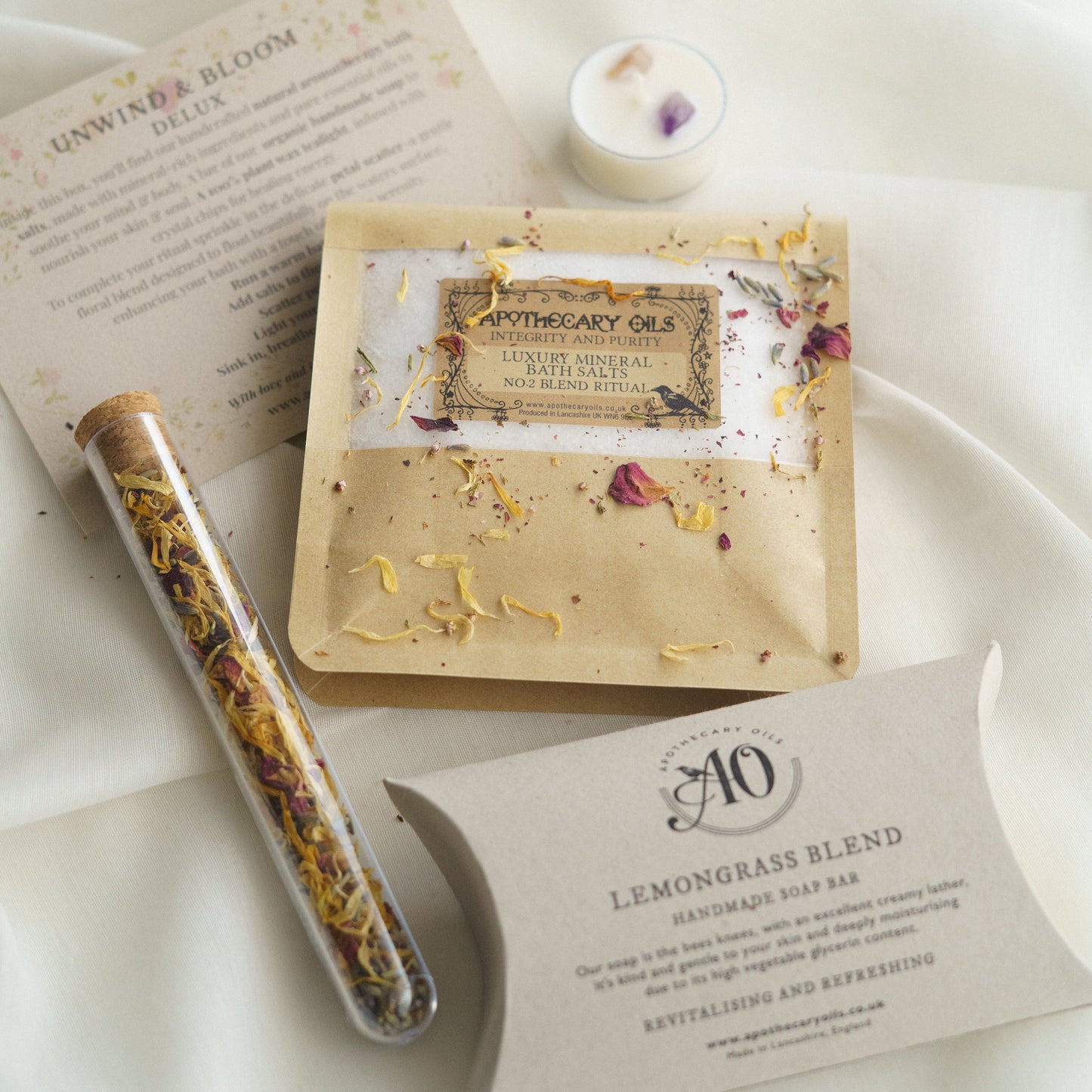 Unwind & Bloom – Bath Ritual Sets