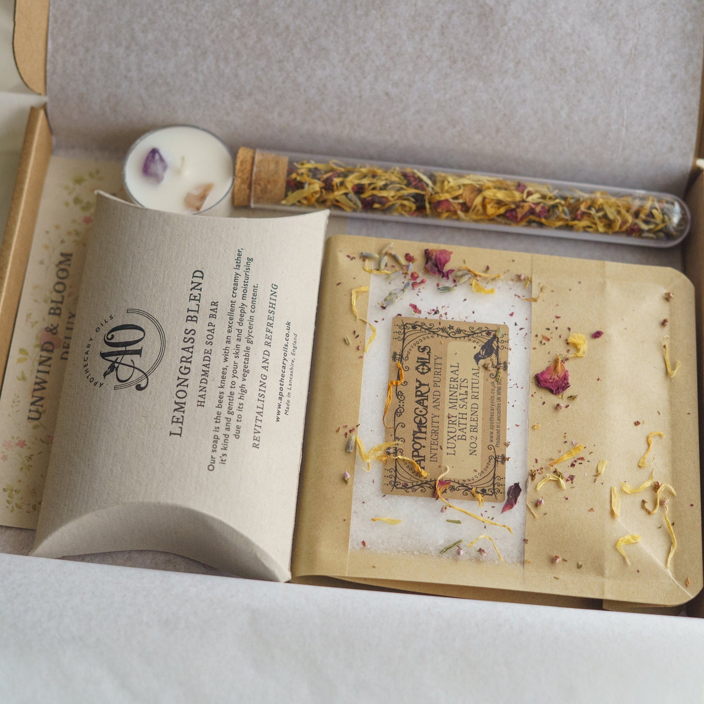 Unwind & Bloom – Bath Ritual Sets